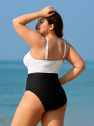 Women Knitted Nylon One Pieces Swimwear Sustainable Plus Size One-Pieces - BERLOOK
