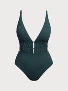 Women Knitted Nylon One Pieces Swimwear Sustainable Plus Size One-Pieces - BERLOOK