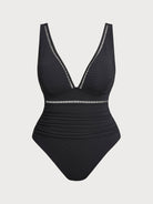 Women Knitted Nylon One Pieces Swimwear Sustainable Plus Size One-Pieces - BERLOOK