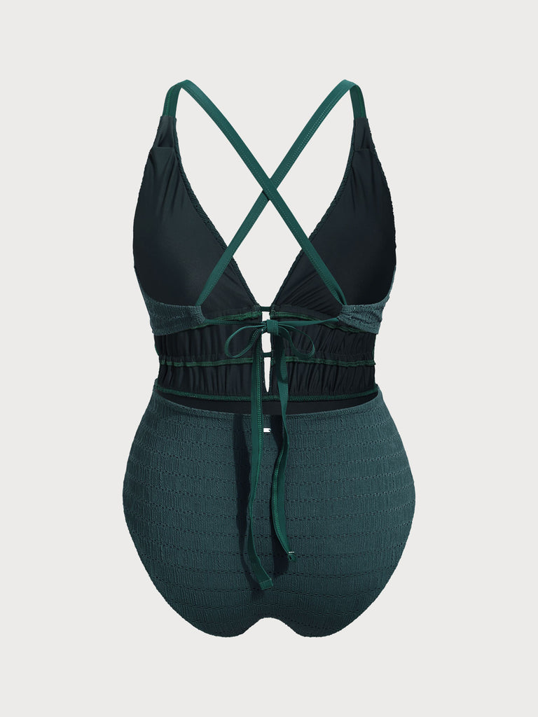 Women Knitted Nylon One Pieces Swimwear Sustainable Plus Size One-Pieces - BERLOOK