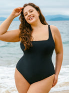 Women Knitted Nylon One Pieces Swimwear Sustainable Plus Size One-Pieces - BERLOOK