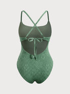 Women Knitted Nylon One Pieces Swimwear Sustainable Plus Size One-Pieces - BERLOOK