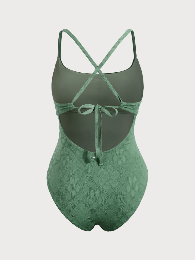 Women Knitted Nylon One Pieces Swimwear Sustainable Plus Size One-Pieces - BERLOOK