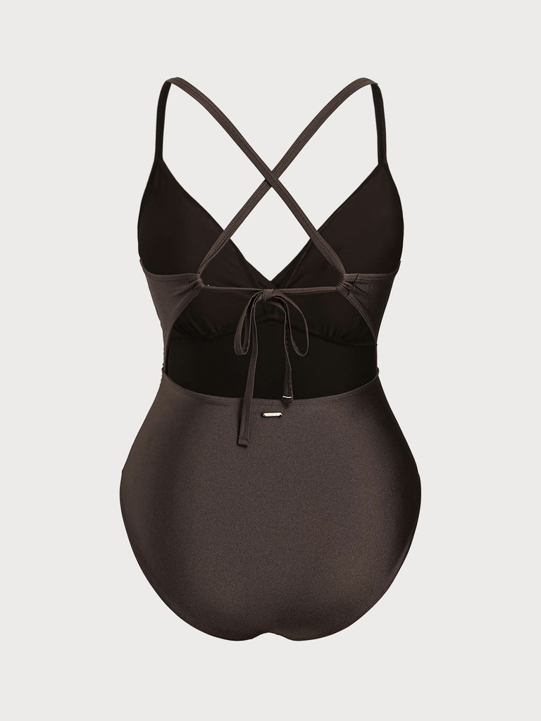Women Knitted Nylon One Pieces Swimwear Sustainable Plus Size One-Pieces - BERLOOK