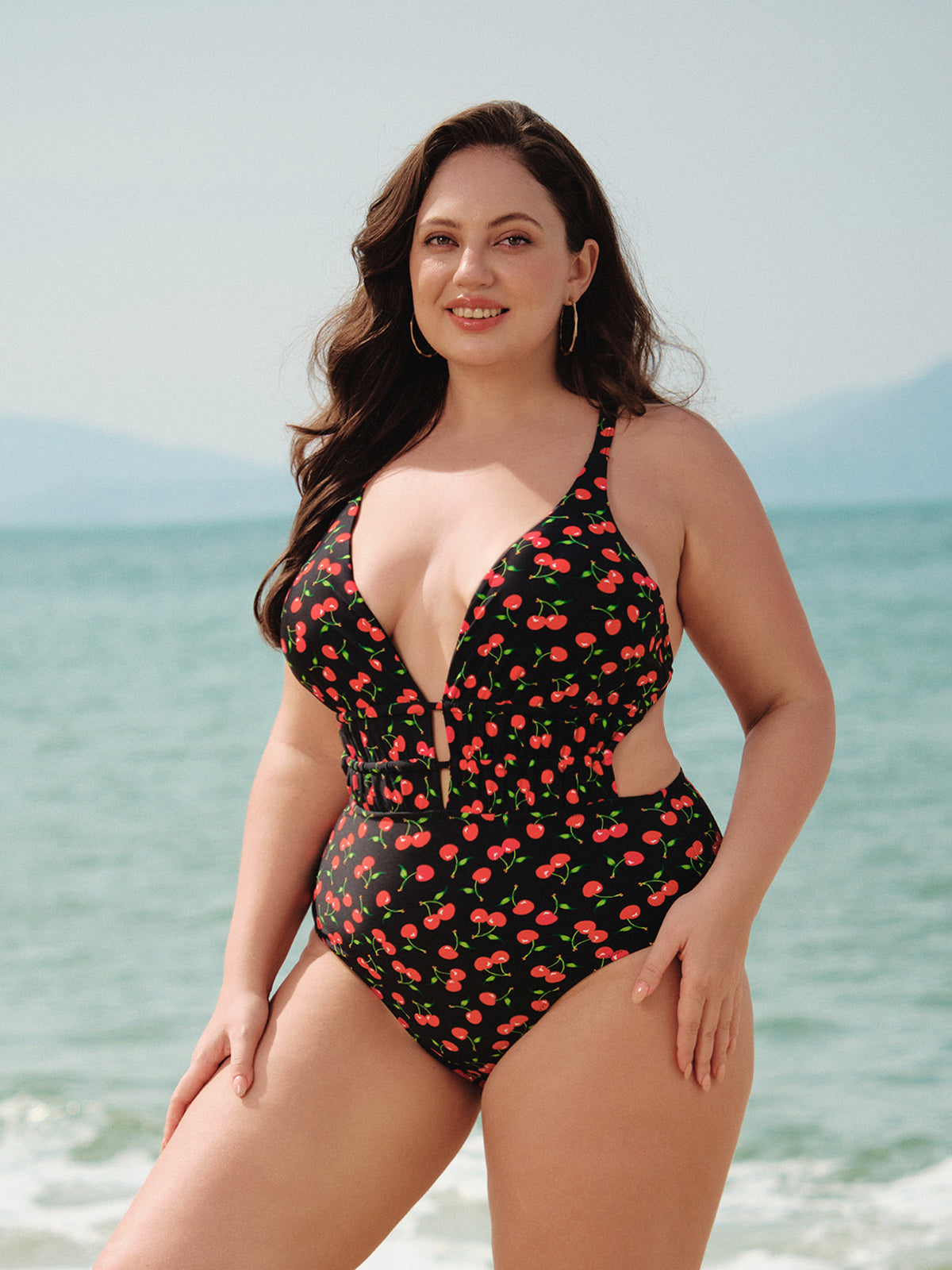 Women Knitted Nylon One Pieces Swimwear Sustainable Plus Size One-Pieces - BERLOOK