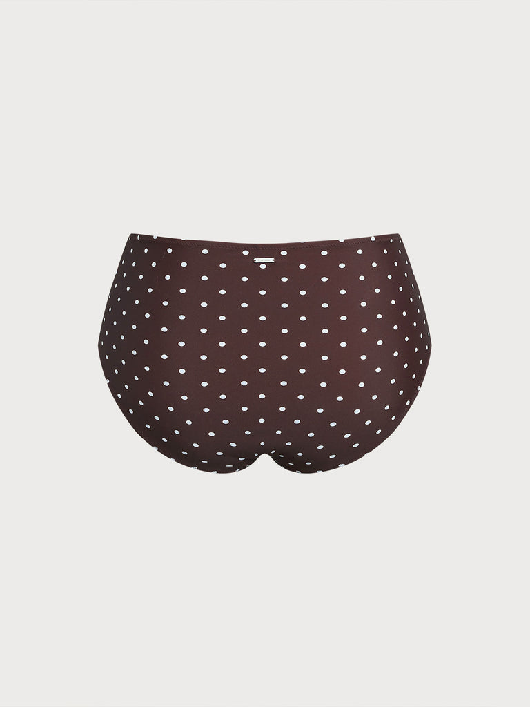 Women Knitted Nylon Prined Bikini Bottoms Sustainable Plus Size Bikinis - BERLOOK