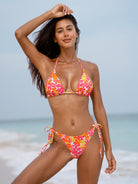 Women Knitted Nylon Printed Bikini Bottoms Sustainable Bikinis - BERLOOK