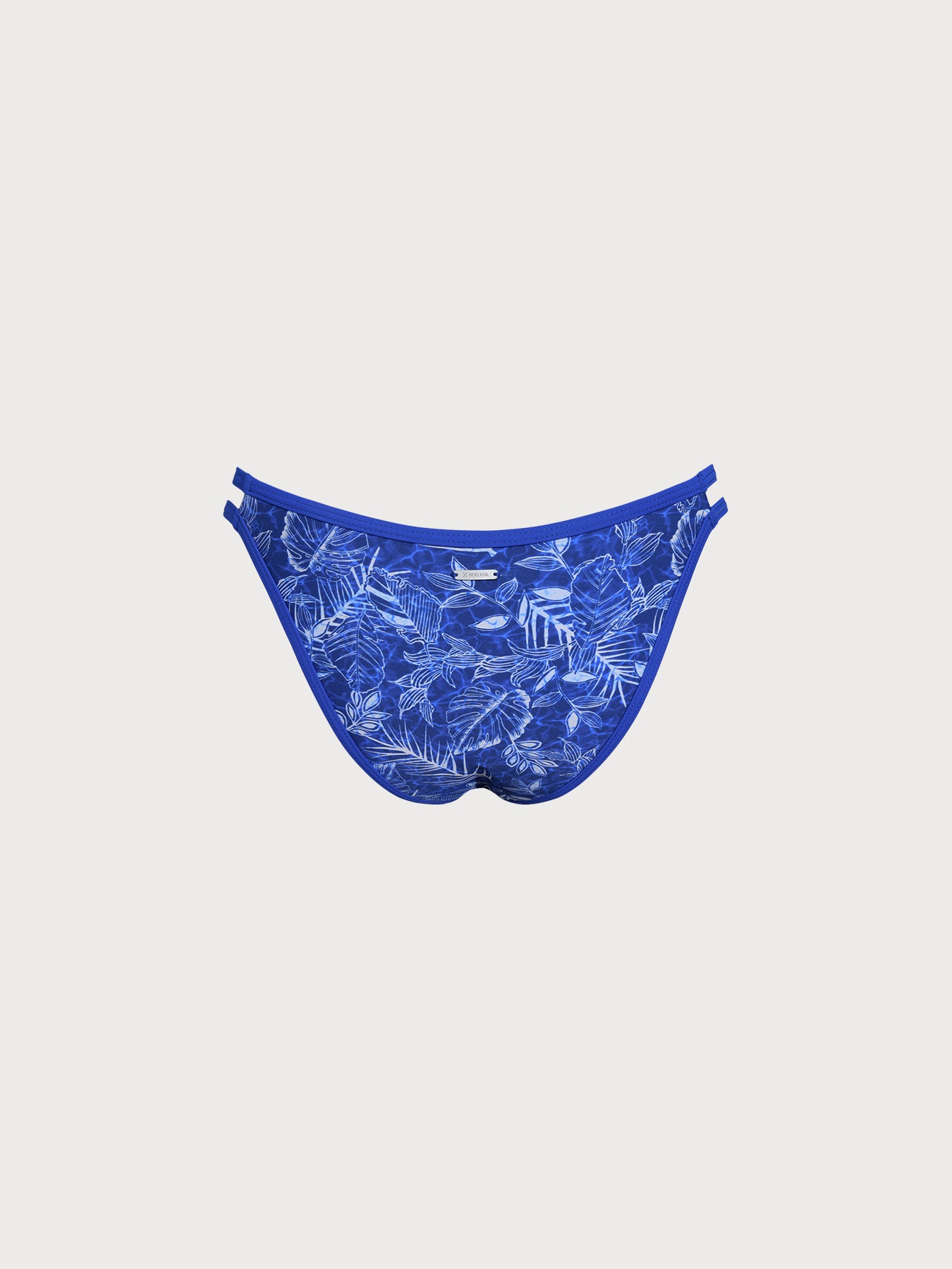 Women Knitted Nylon Printed Bikini Bottoms Sustainable Bikinis - BERLOOK