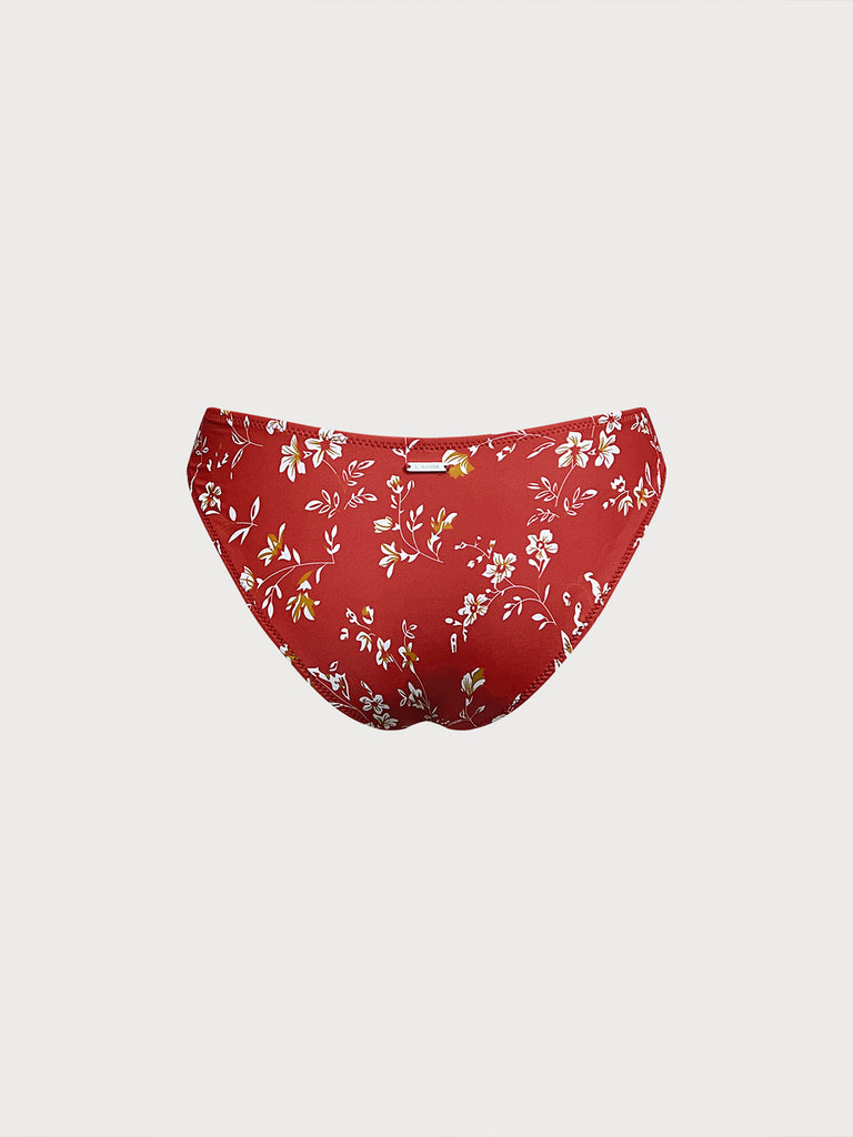 Women Knitted Nylon Printed  Bikini Bottoms Sustainable Bikinis - BERLOOK