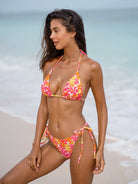 Women Knitted Nylon Printed Bikini Tops Sustainable Bikinis - BERLOOK