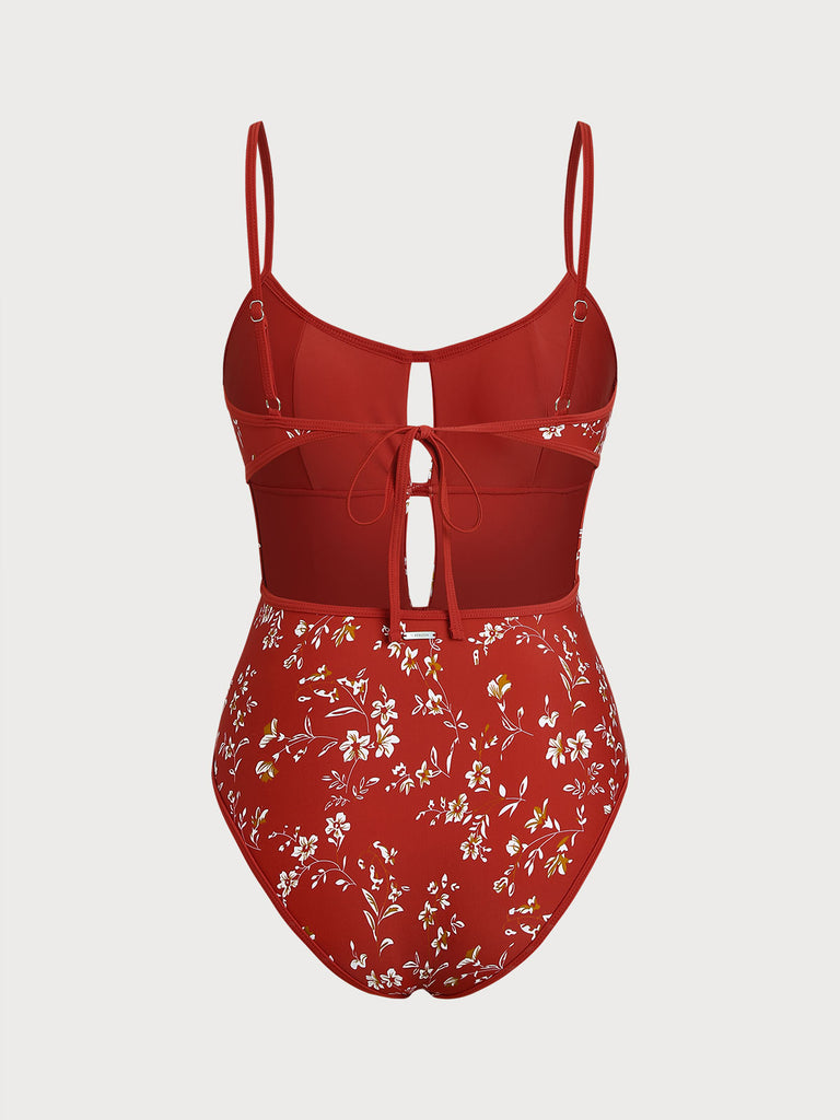 Women Knitted Nylon Printed One Pieces Swimwear Sustainable One-Pieces - BERLOOK