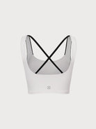 Women Knitted Nylon Spandex blended Yoga Camis Sustainable Yoga Tops - BERLOOK