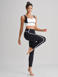 Women Knitted Nylon Spandex blended Yoga Camis Sustainable Yoga Tops - BERLOOK