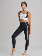 Women Knitted Nylon Spandex blended Yoga Camis Sustainable Yoga Tops - BERLOOK