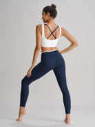 Women Knitted Nylon Spandex Yoga Camis Sustainable Yoga Tops - BERLOOK