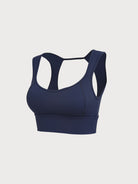 Women Knitted Nylon Sports Bras Sustainable Yoga Tops - BERLOOK