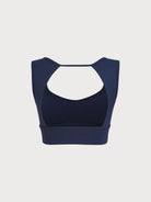 Women Knitted Nylon Sports Bras Sustainable Yoga Tops - BERLOOK