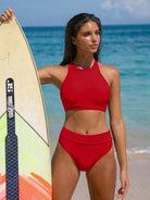 Women Knitted Nylon Surf Bottoms Sustainable Surfing Clothes - BERLOOK