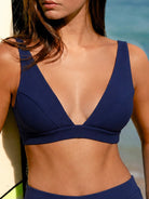 Women Knitted Nylon Surf tops Sustainable Surfing Clothes - BERLOOK