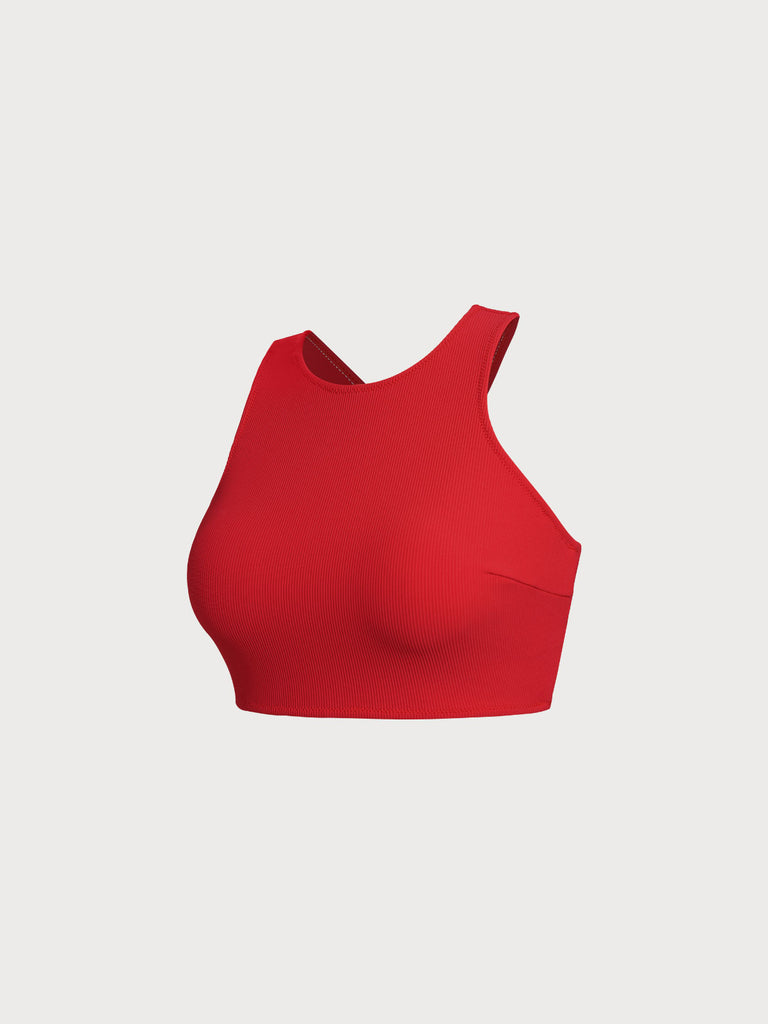 Women Knitted Nylon Surf Tops Sustainable Surfing Clothes - BERLOOK