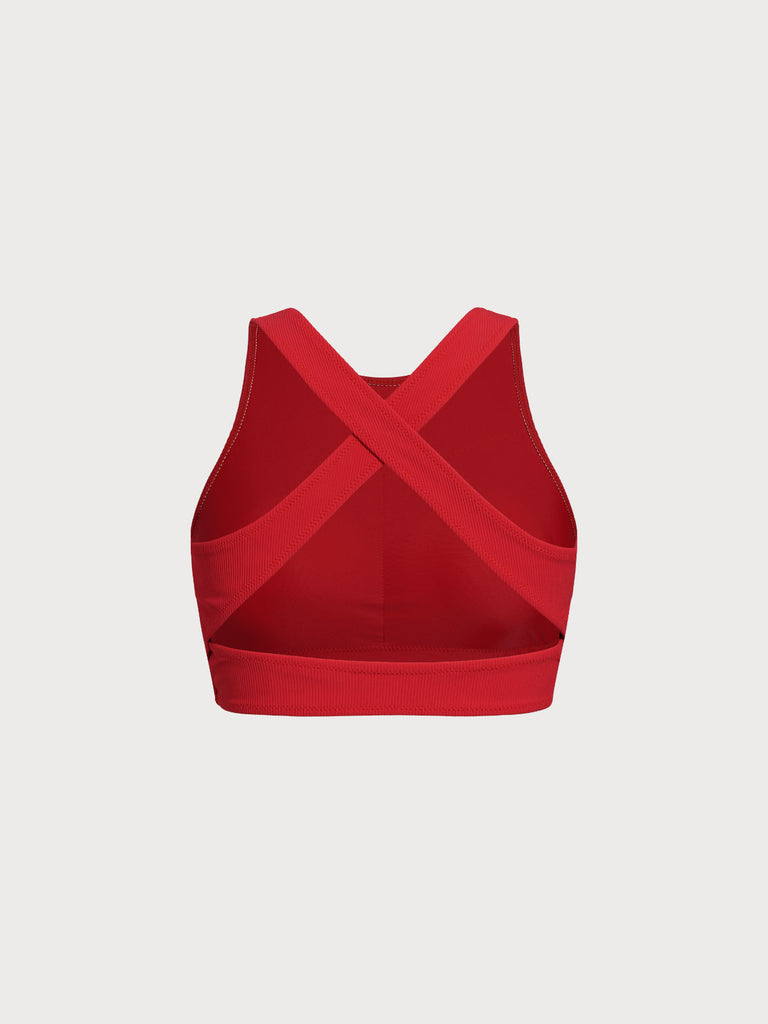 Women Knitted Nylon Surf Tops Sustainable Surfing Clothes - BERLOOK