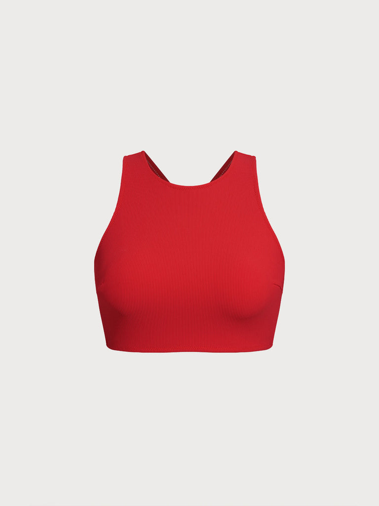 Women Knitted Nylon Surf Tops Sustainable Surfing Clothes - BERLOOK