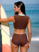 Women Knitted Nylon Surfing Bottoms Sustainable Surfing Clothes - BERLOOK