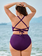 Women Knitted Nylon Tankini Tops Sustainable Plus Size Bikinis - BERLOOK