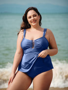 Women Knitted Nylon Tankini Tops Sustainable Plus Size Tankinis - BERLOOK