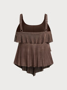 Women Knitted Nylon Tankini Tops Sustainable Plus Size Tankinis - BERLOOK