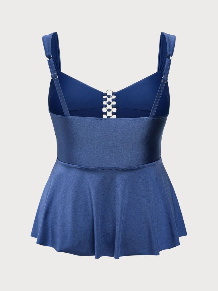 Women Knitted Nylon Tankini Tops Sustainable Plus Size Tankinis - BERLOOK