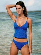 Women Knitted Nylon Tankini Tops Sustainable Tankinis - BERLOOK
