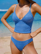 Women Knitted Nylon Tankini Tops Sustainable - BERLOOK - 17