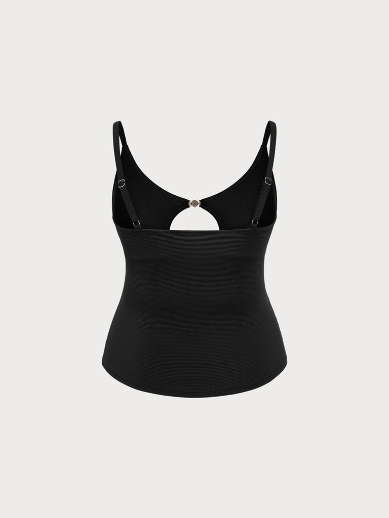 Women Knitted Nylon Tankini Tops 女式针织尼龙坦基 Sustainable Plus Size Tankinis - BERLOOK