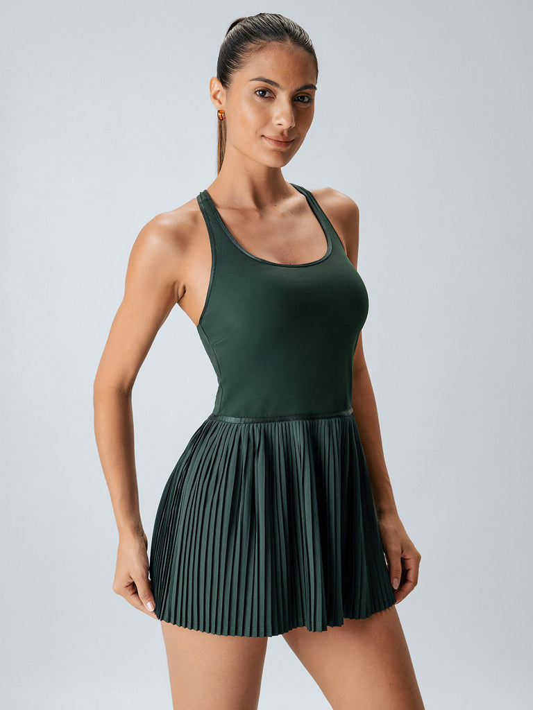 Women Knitted Nylon Yoga Dresses Sustainable Yoga Dresses&Yoga Jumpsuit - BERLOOK