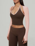 Women Knitted Nylon Yoga Jackets Sustainable - BERLOOK - 03
