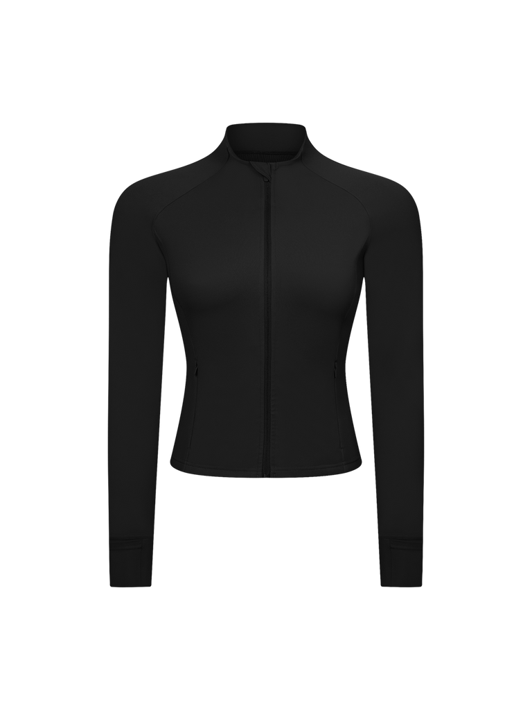 Women Knitted Nylon Yoga Jackets Sustainable Yoga Tops - BERLOOK