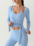 Women Knitted Nylon Yoga Jackets Sustainable - BERLOOK - 03