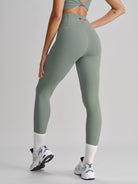 Women Knitted Nylon Yoga Leggings Sustainable Yoga Bottoms - BERLOOK