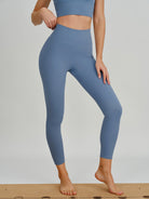 Women Knitted Nylon Yoga Leggings Sustainable Yoga Bottoms - BERLOOK