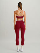 Women Knitted Nylon Yoga Leggings Sustainable Yoga Bottoms - BERLOOK
