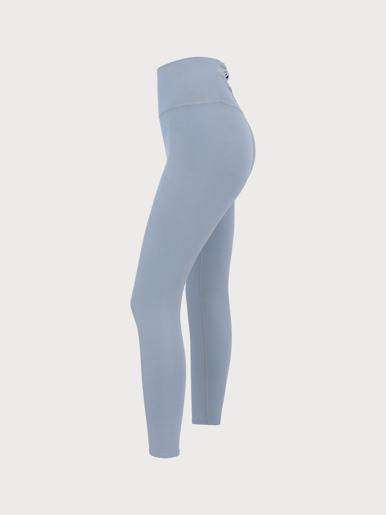 Women Knitted Nylon Yoga Leggings Sustainable Yoga Bottoms - BERLOOK