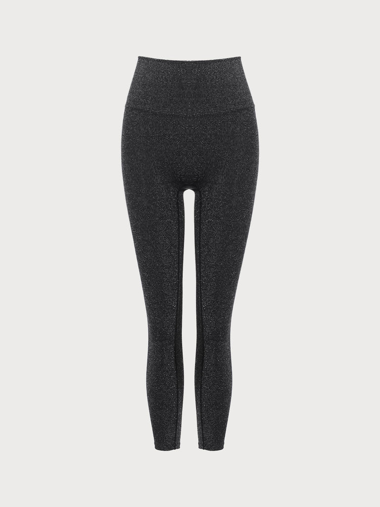 Women Knitted Nylon Yoga Leggings Sustainable Yoga Bottoms - BERLOOK