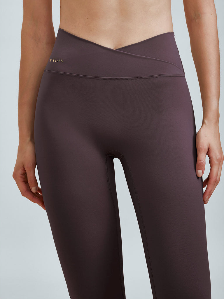Women Knitted Nylon Yoga Leggings Sustainable Yoga Bottoms - BERLOOK