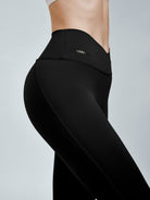 Women Knitted Nylon Yoga Leggings Sustainable Yoga Bottoms - BERLOOK