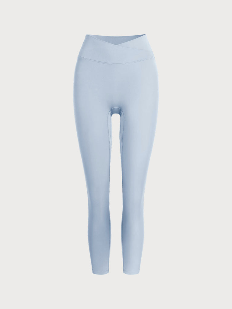 Women Knitted Nylon Yoga Leggings Sustainable Yoga Bottoms - BERLOOK