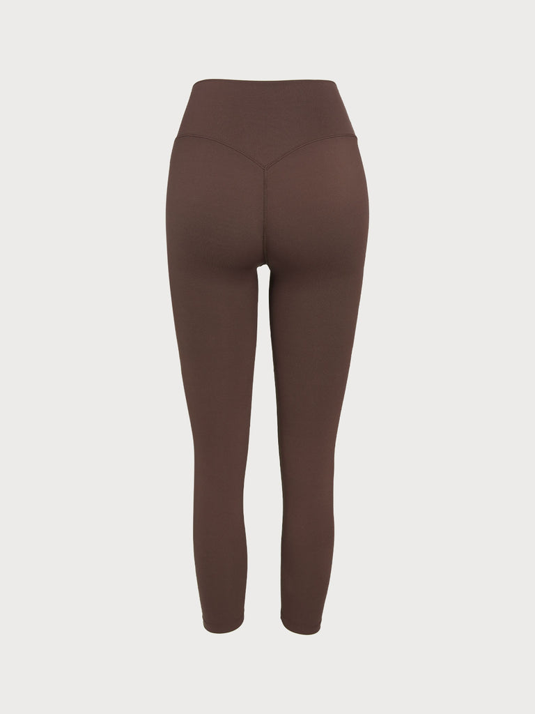 Women Knitted Nylon Yoga Leggings Sustainable Yoga Bottoms - BERLOOK