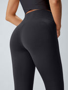 Women Knitted Nylon Yoga Leggings Sustainable Yoga Bottoms - BERLOOK