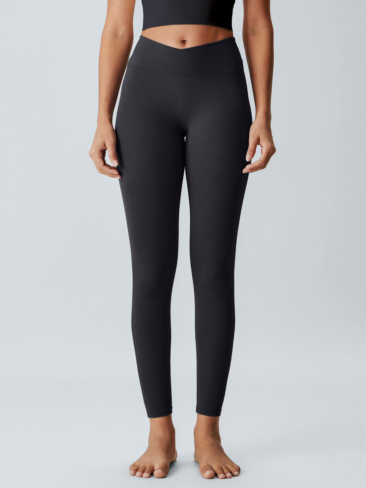 Women Knitted Nylon Yoga Leggings Sustainable Yoga Bottoms - BERLOOK