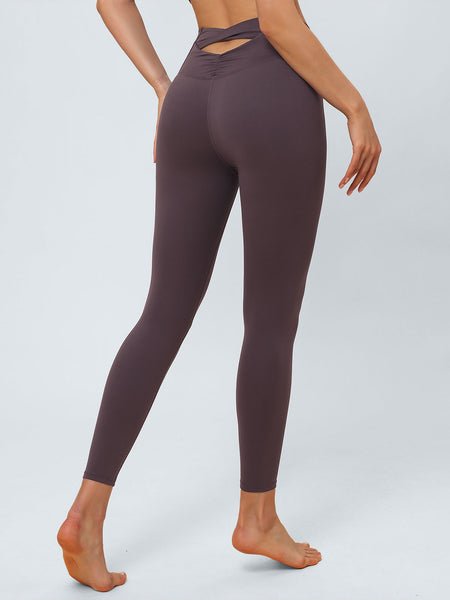 PAMEO POSE Kate Leggings BLK レギンス Y2K Sleek It Up Liquid Leather Stirrup Leggings